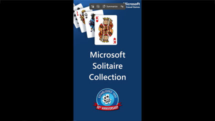Microsoft Solitaire Loading Animation Mockup