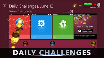 Microsoft Jigsaw created text animation effect for Promotional Video